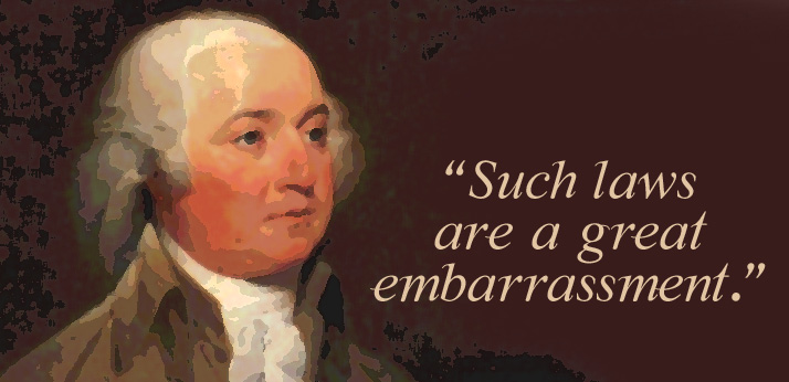 President John Adams, About Blasphemy Laws